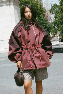 Damson Madder Liu Showerproof Raincoat | Anthropologie (US)