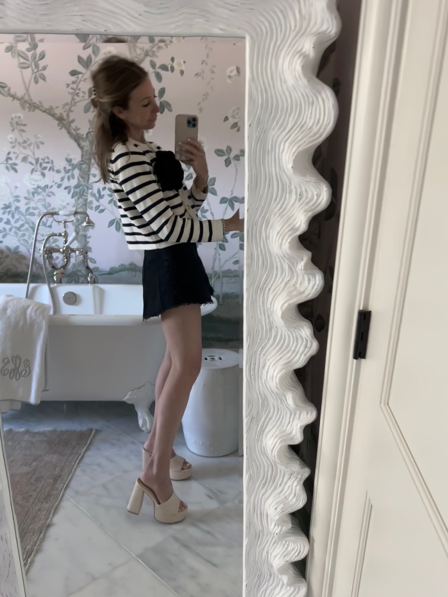 Saturday errands outfit. Added this $15 Zara rosette to my go-to lady jacket. 

#LTKSeasonal #LTKstyletip #LTKworkwear