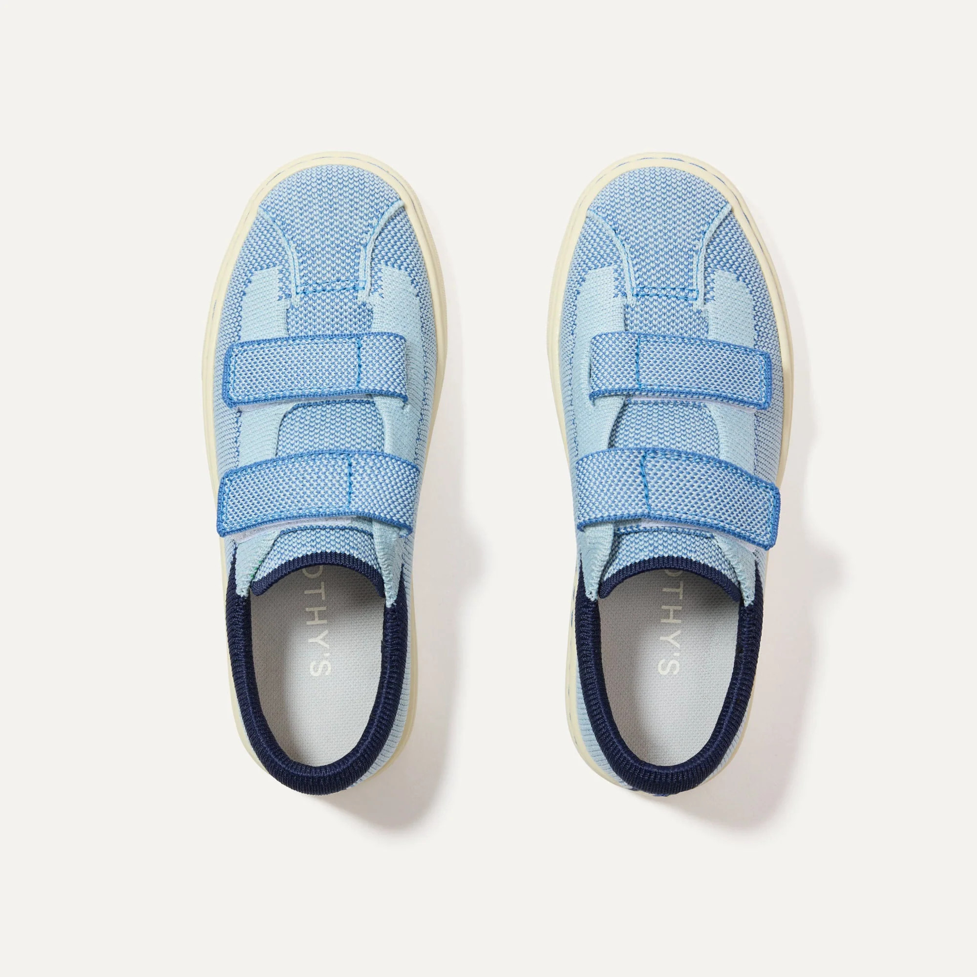 The Kids Strap Sneaker in Berry Blue | Kids Shoes | Rothy's | Rothy's
