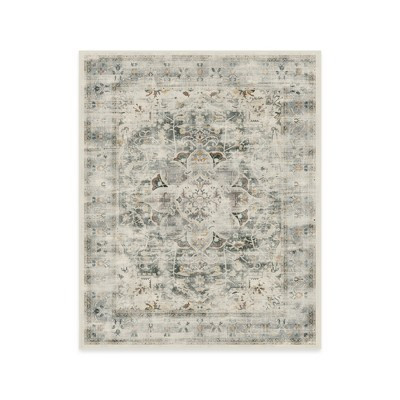Ruggable Sarrah Washable Vintage Persian Area Rug - Sage 6'x9'. | Target