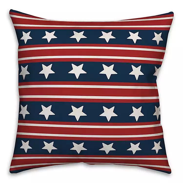 Stars and Stripes Double Sided Pillow | Kirkland's Home