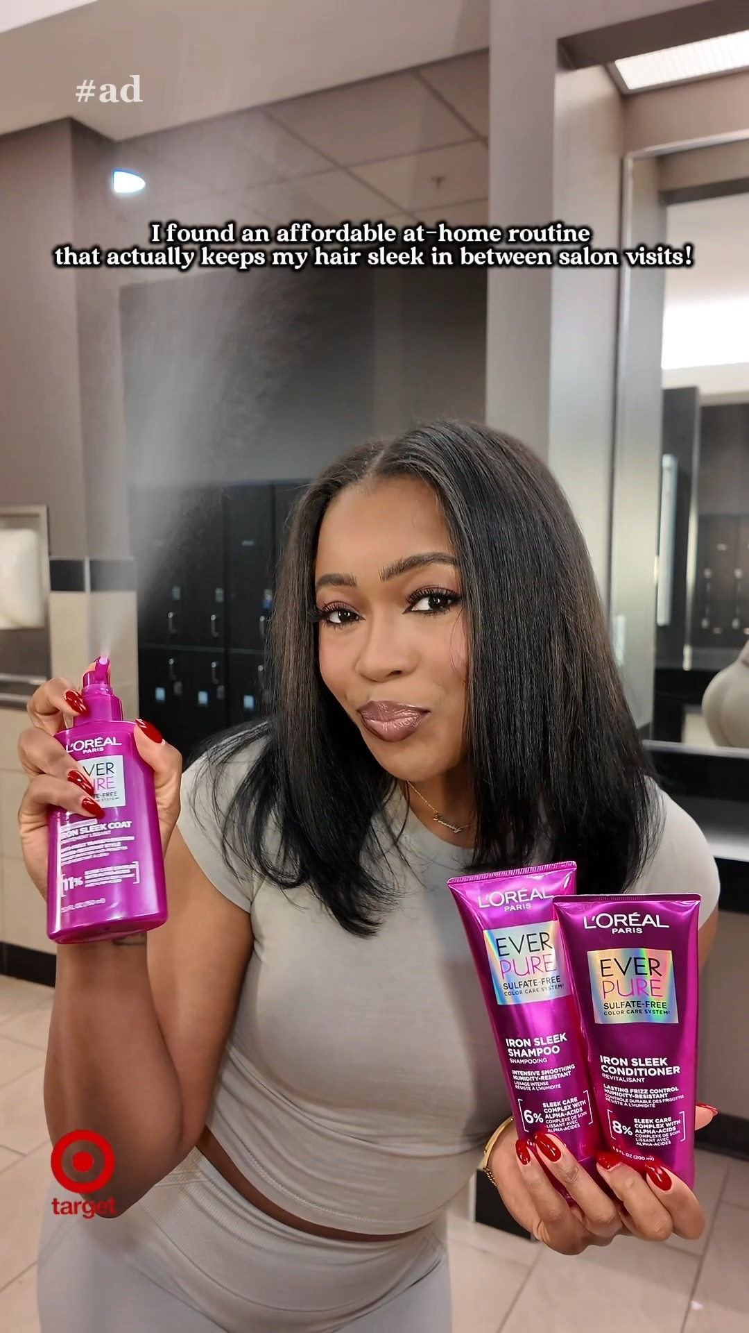 #ad

Keeping my natural hair straight means keeping it smooth and frizz-free… even on gym days ✨

The L’Oréal Paris EverPure Iron Sleek system is a great option, especially if you’re doing your hair at home and want something budget-friendly.

You can find the products linked to this video!💗

#TargetPartner #Target #LOrealParisPartner #LOrealParisHairCare #EverPureIronSleek @Target @lorealparis