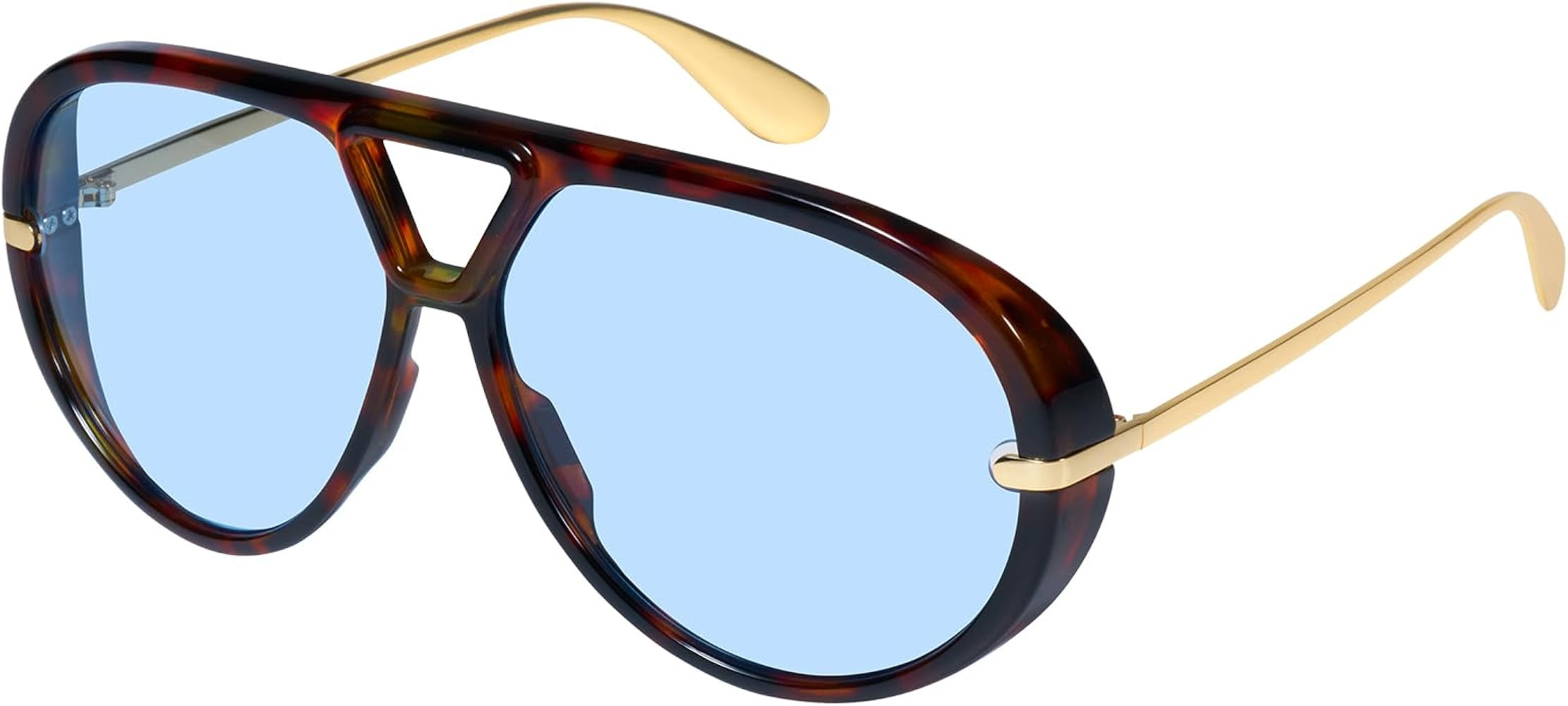 mosanana Trendy Oversized Aviator Sunglasses for Women Retro Style MS52478 | Amazon (US)