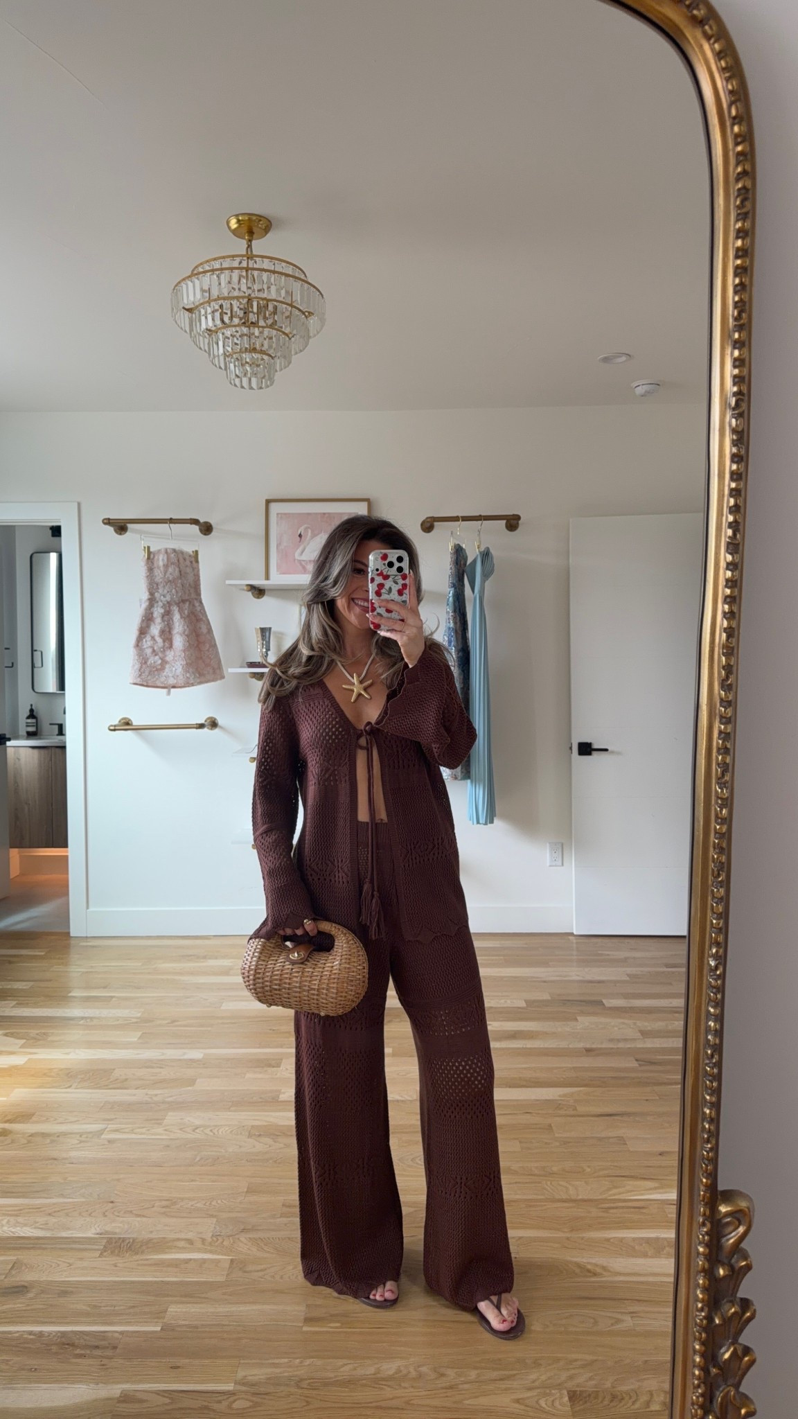 Cupshe summer
Brown long sleeve pant set crochet coverup summer destination look

Cupshe code: chic
Revolve code: tulip

Wearing my usual smalls 

Summer
Vacation
Swimwear
Coverup
Pool
Beach day 

#LTKtravel #LTKSeasonal #LTKswim