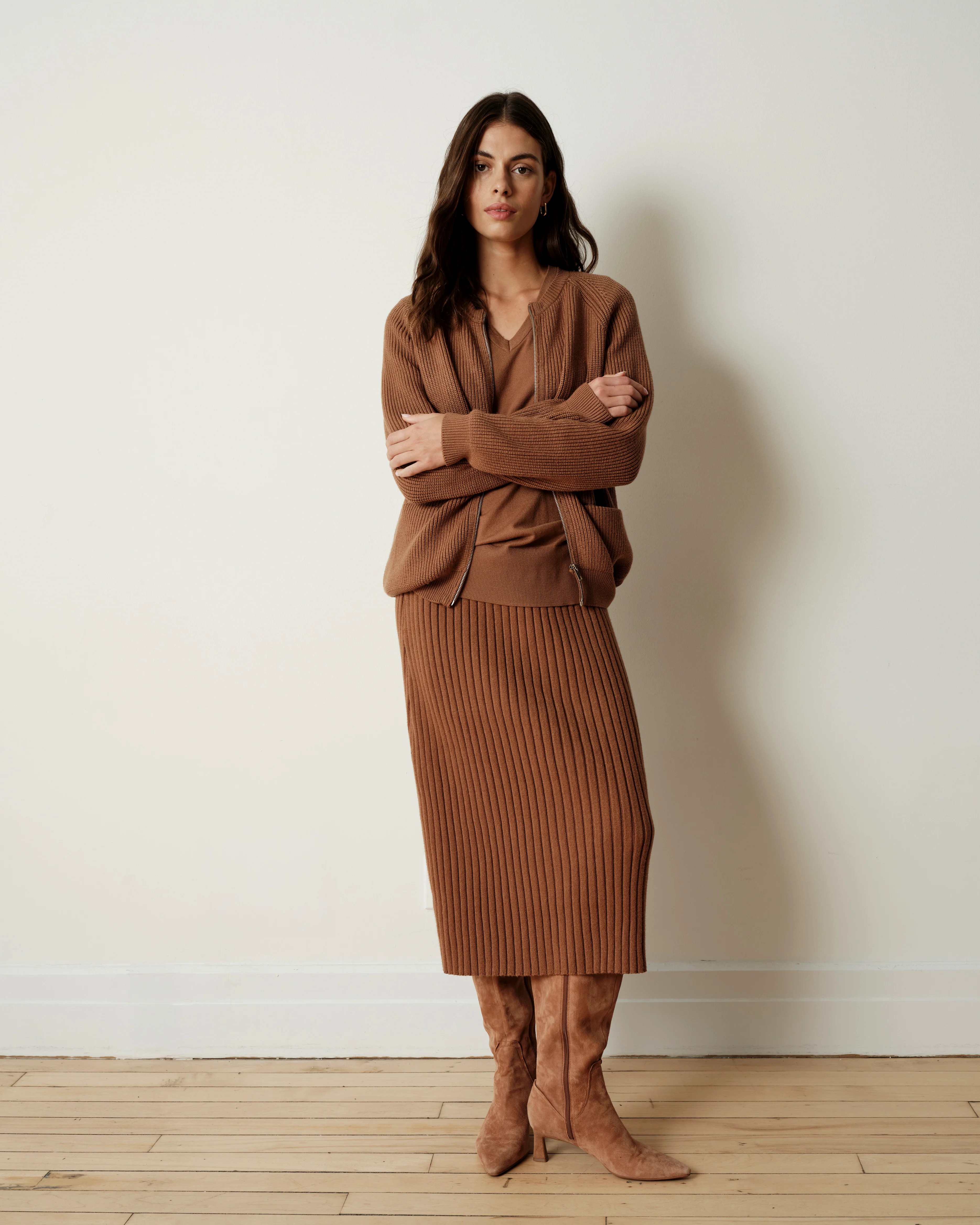 Risa Sweater Skirt - Classic Camel | Universal Standard