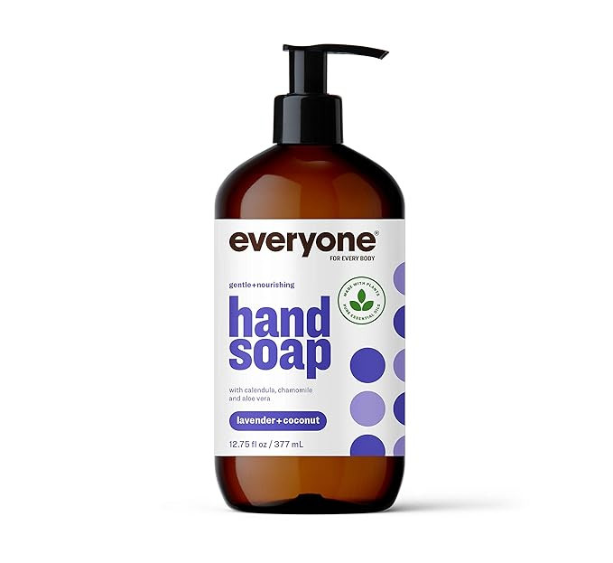Everyone Liquid Hand Soap, 12.75 Ounce (Pack of 1), Lavender and Coconut, made with Essential Oil... | Amazon (US)
