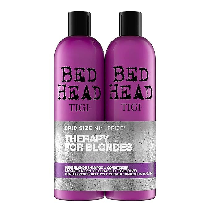 Bed Head by TIGI Dumb Blonde Shampoo and Conditioner for Blonde Hair 25.36 fl oz 2 count       Se... | Amazon (US)