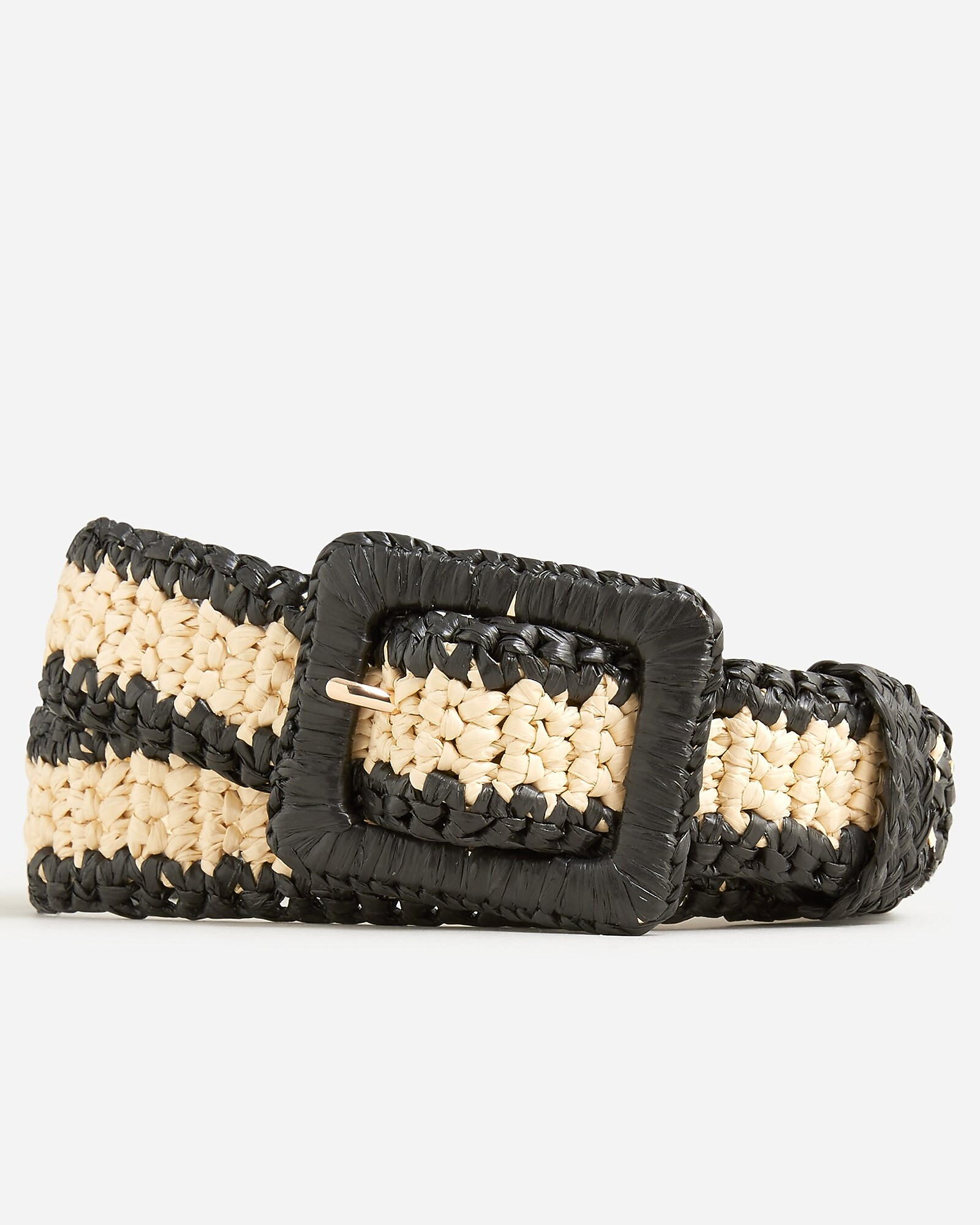 Woven square buckle belt | J. Crew US