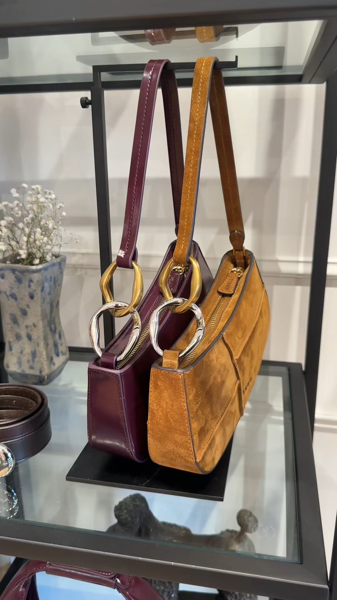 The fall bags are coming out already. Love the colors - deep brown leather and light brown suede  - and the gold and silver hardware on the bags is a nice touch. 

#LTKItBag