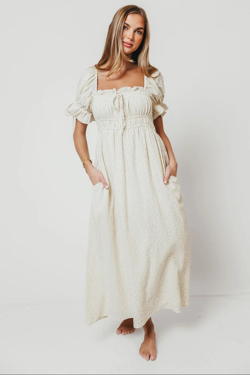 Savanna 100% Cotton Maxi Dress in Ditsy Floral - Bump Friendly *10/7 P | Worth Collective