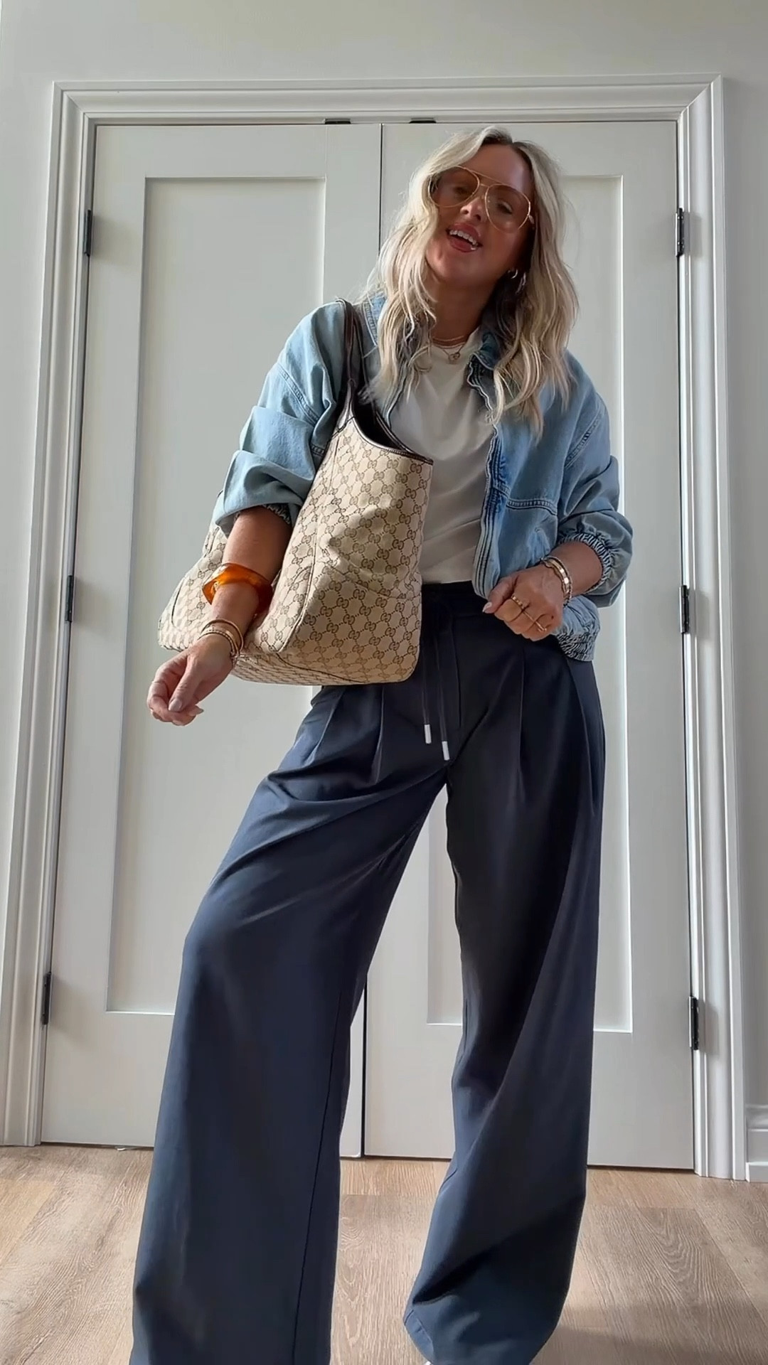 Today’s OOTD! These pants now come in denim too! Ordered so fast! ✨


Wearing smalls.



#LTKgrwm #LTKootd #LTKWorkwear