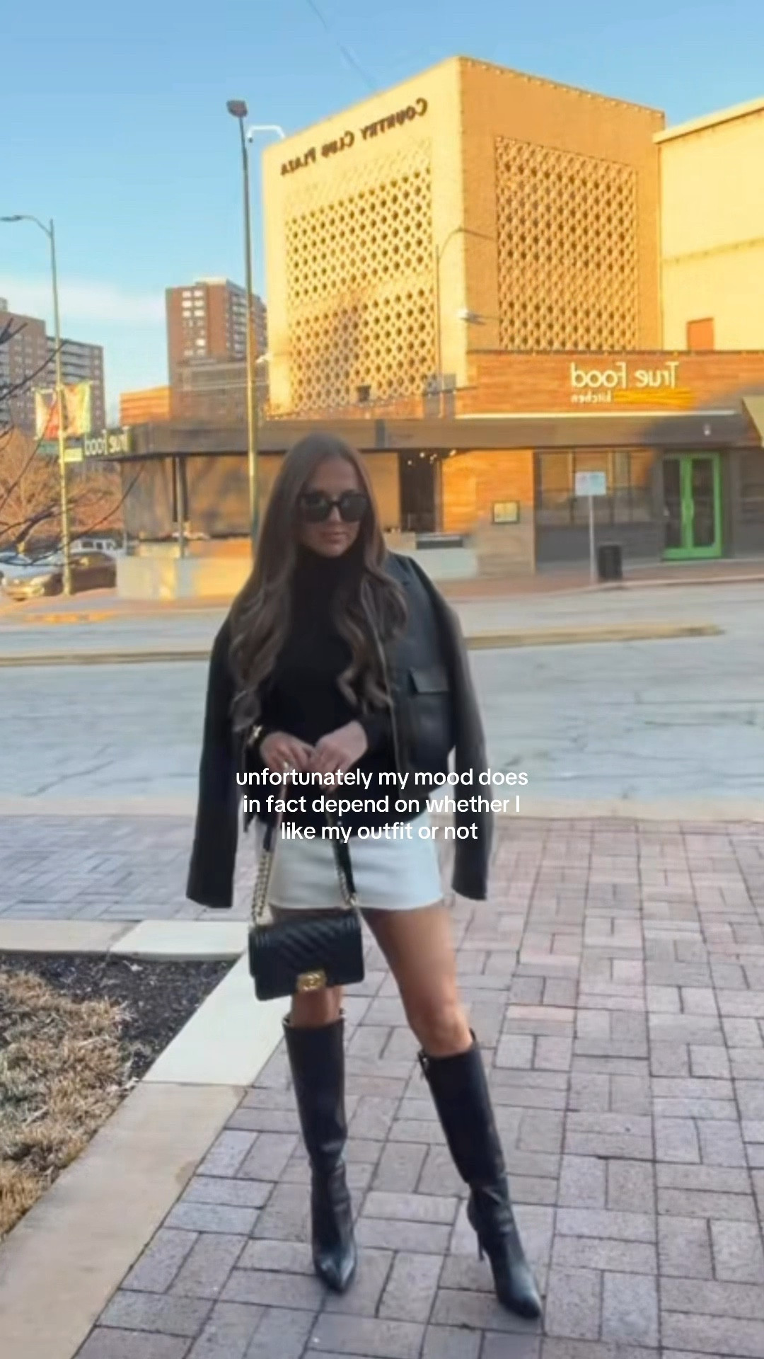 love a classic black and white outfit for spring transition fits!

Wearing XS in skirt and S in turtleneck 

#LTKootd #LTKPetite #LTKSeasonal