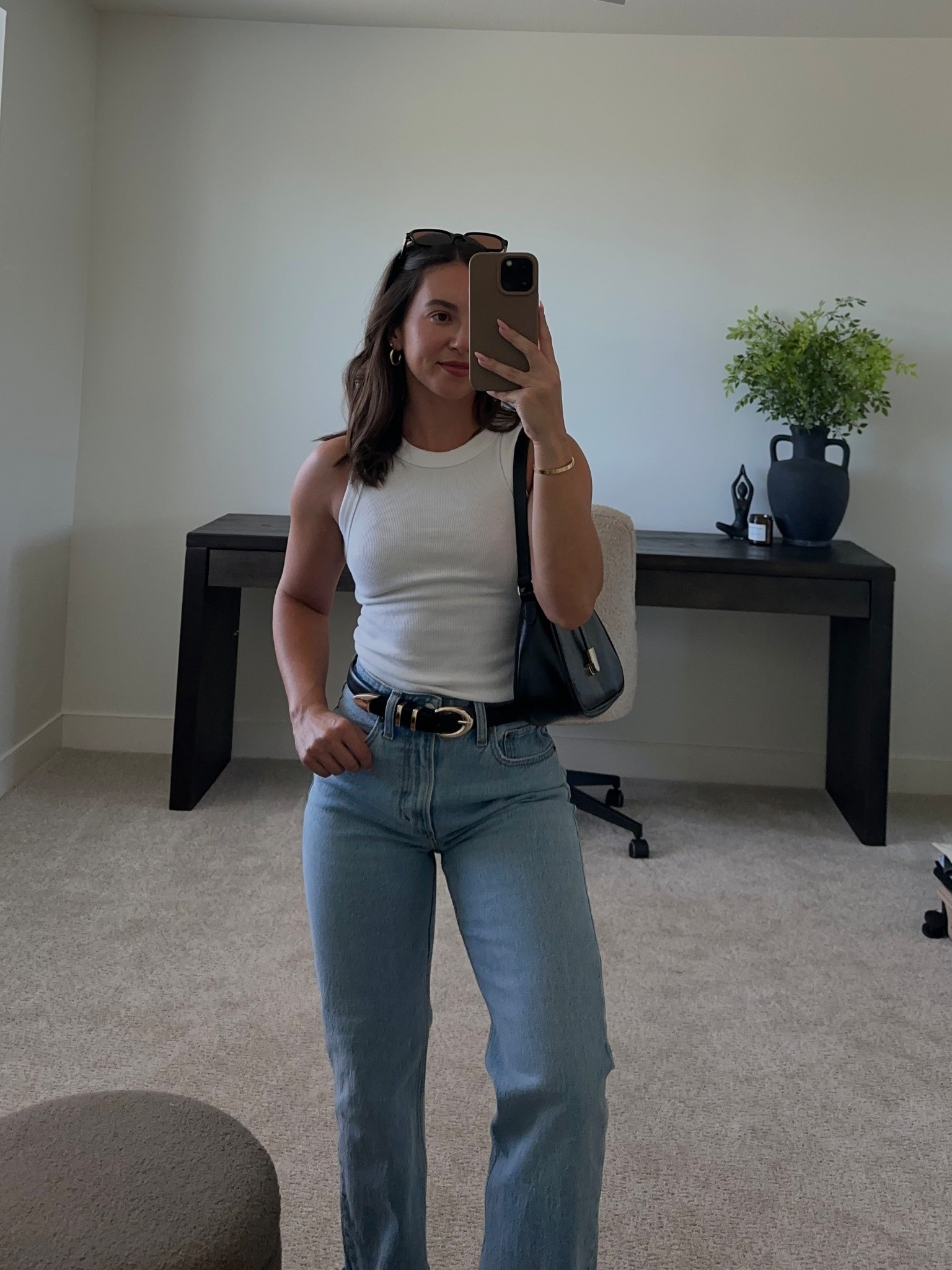 can’t go wrong with denim and a white tank 🤝 

#LTKBeauty #LTKStyleTip #LTKSeasonal