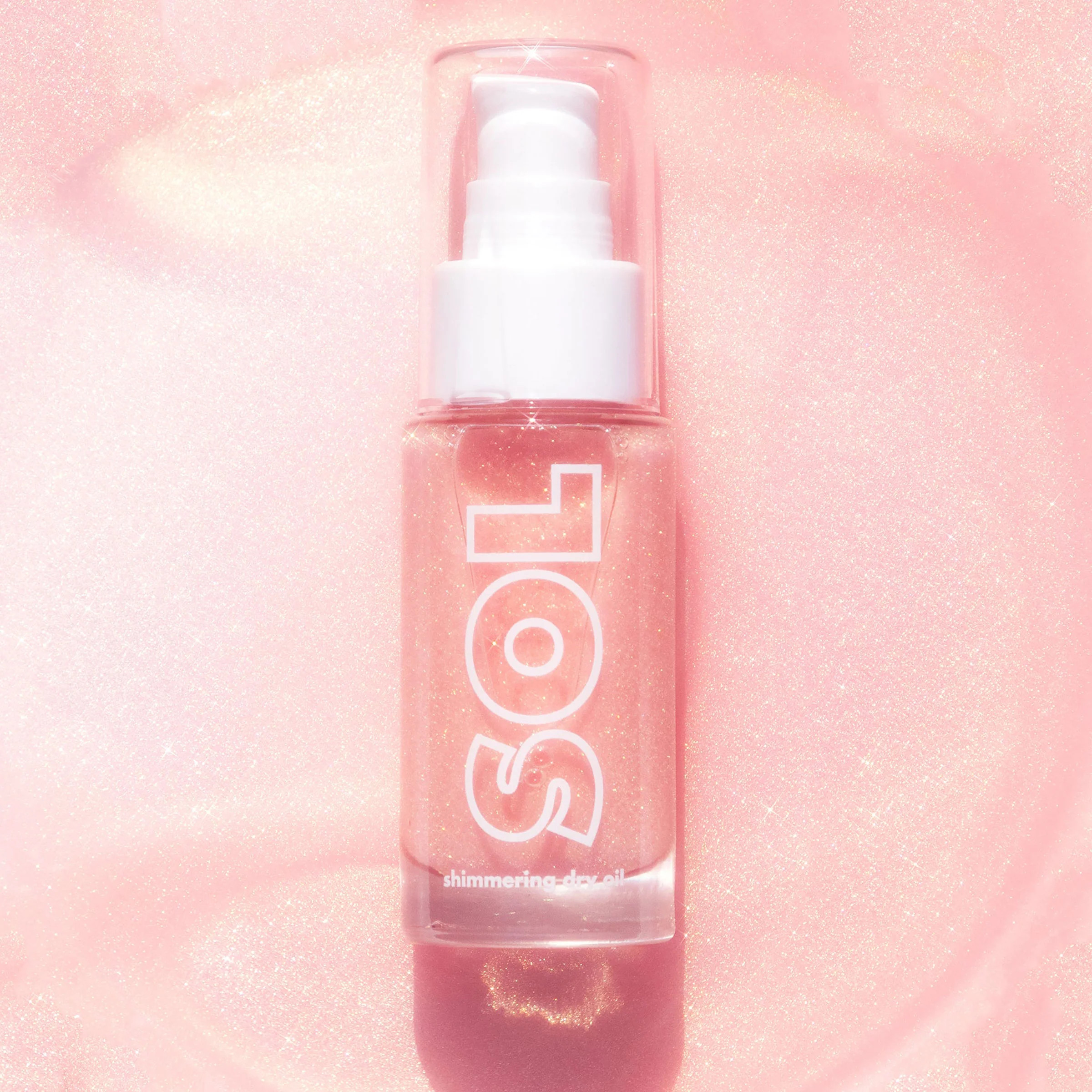 Pink Champagne SOL Mini Shimmer Dry Body Oil | Colourpop