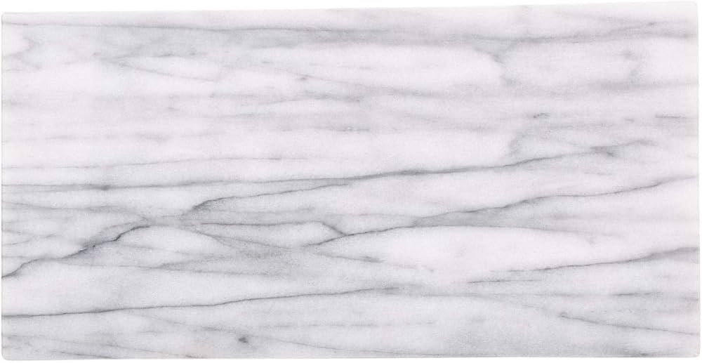 Villa Acacia Marble Cutting Board - 12 x 6 Inch Marble Slab Pastry Board for Charcuterie, Cheese,... | Amazon (US)