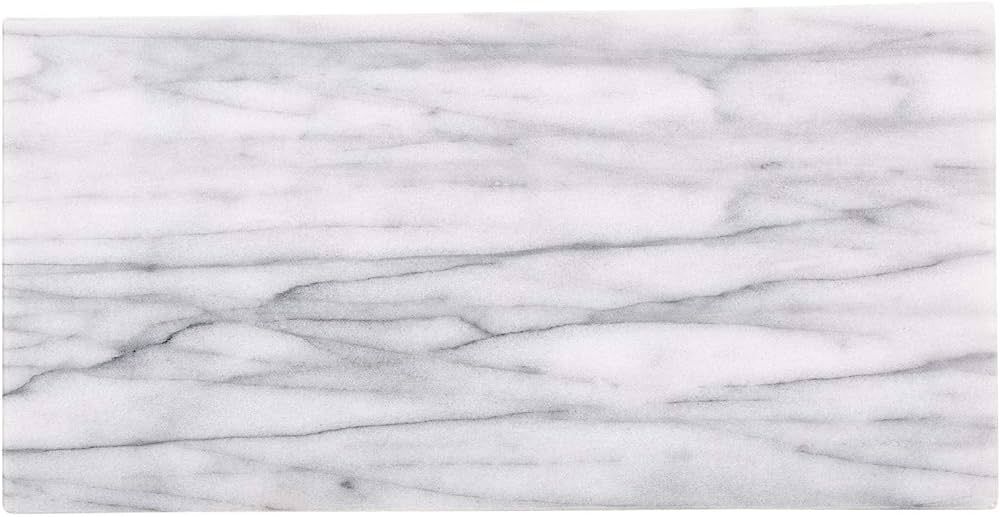 Villa Acacia Marble Cutting Board - 12 x 6 Inch Marble Slab Pastry Board for Charcuterie, Cheese,... | Amazon (US)