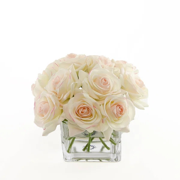 Roses Floral Arrangements and Centerpieces in Vase | Wayfair North America