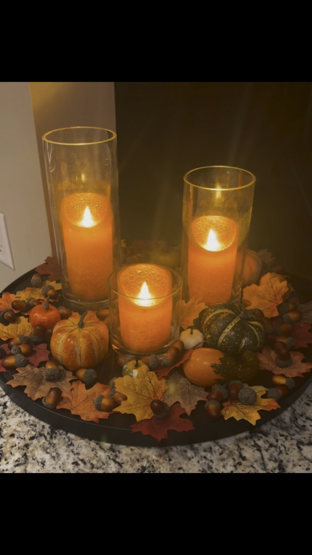 Fall is my favorite season to decorate for!! There’s nothing like some moody flameless candles to make the house feel super warm and cozy. This centerpiece is so easy! 

#LTKHome #LTKSeasonal