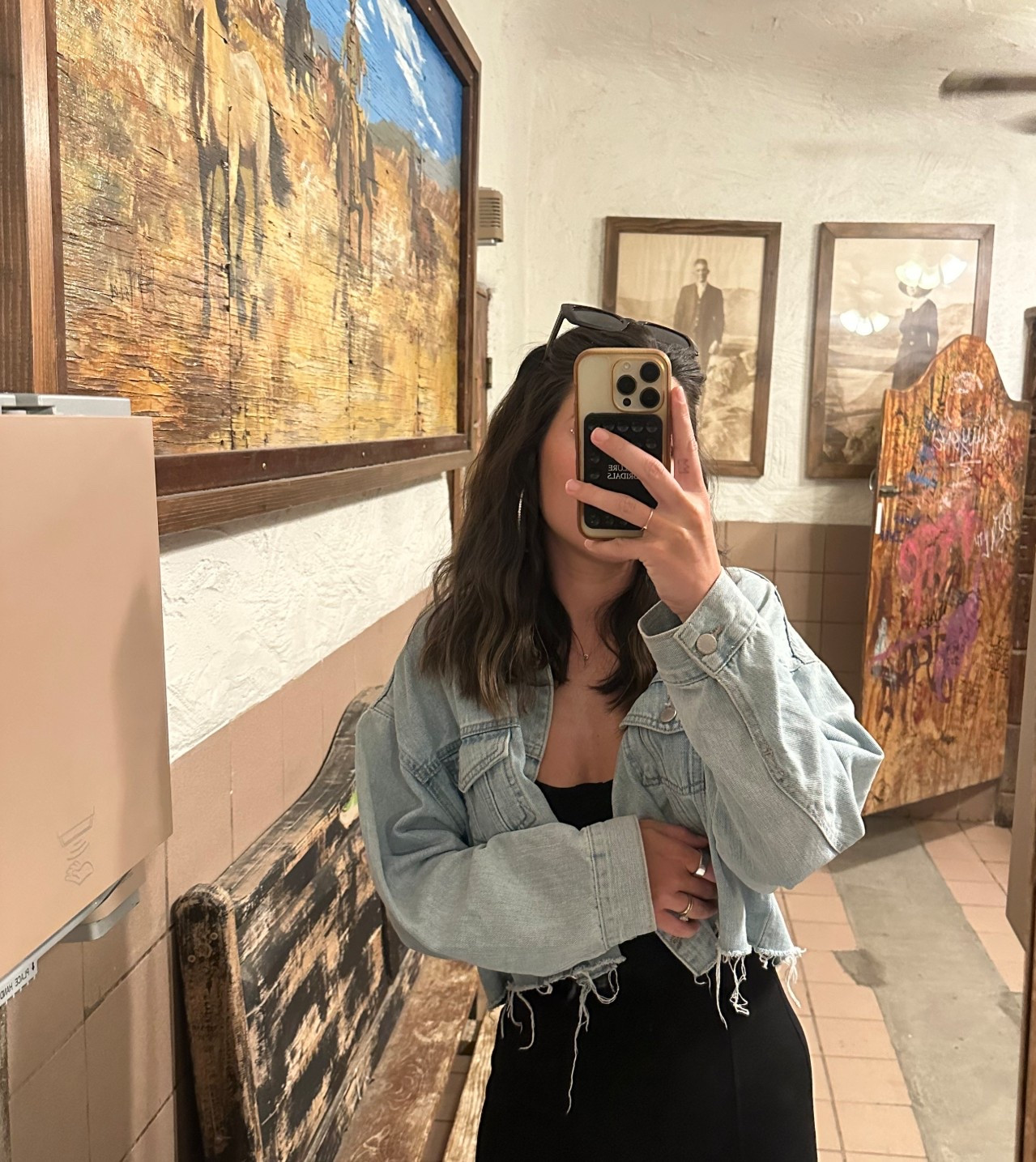 One thing about me: I love a denim jacket  

#LTKStyleTip #LTKSaleAlert #LTKSeasonal