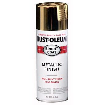 Rust-Oleum Stops Rust Gloss Gold Metallic Spray Paint (NET WT. 11-oz) | Lowe's
