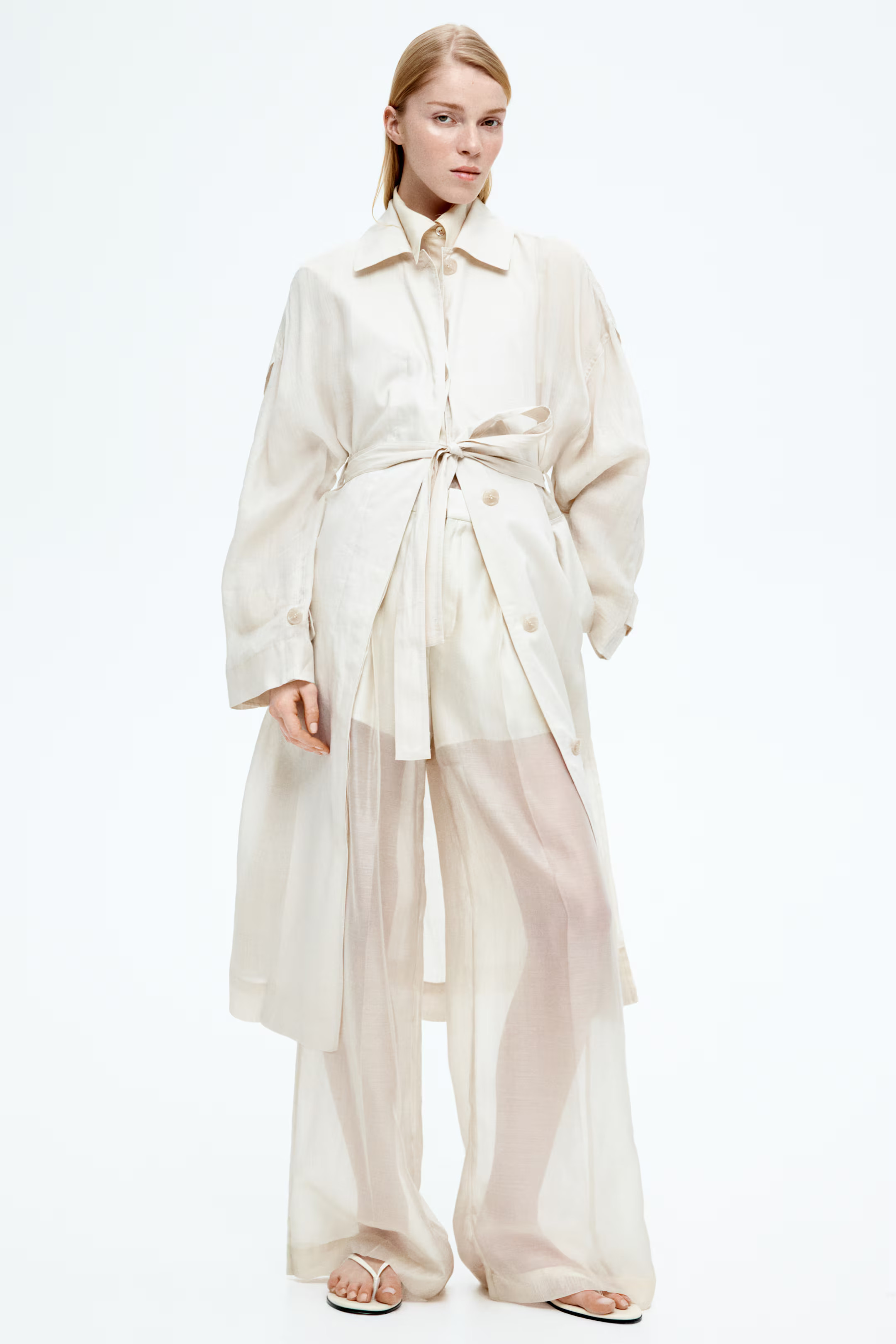 Wide-Leg Sheer Pants | H&M (US + CA)