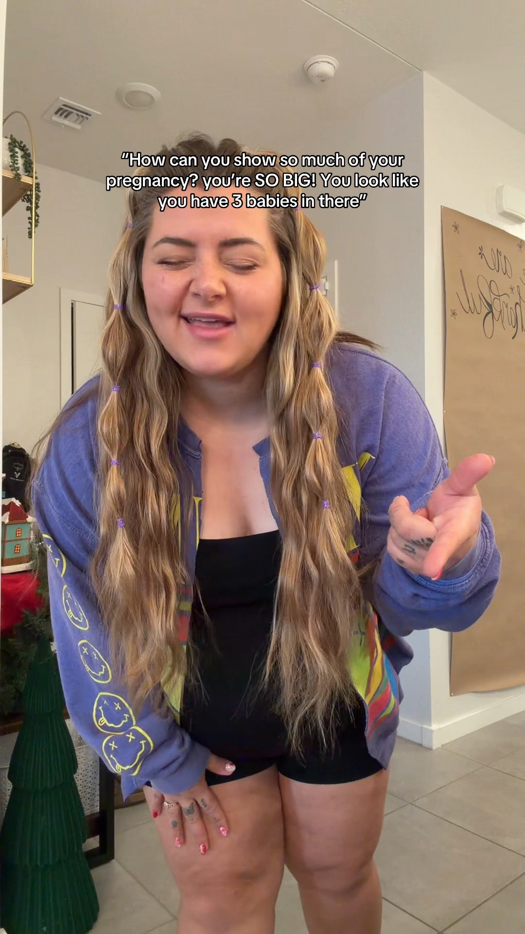 38 weeks pregnant outfit 🤰💜 

Amazon. Midsize. Bodysuit. Comfy  

#LTKmomlife #LTKootd #LTKHoliday