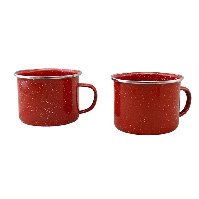 Home Collection 2-Pack 16 oz Enamel Mugs | Target