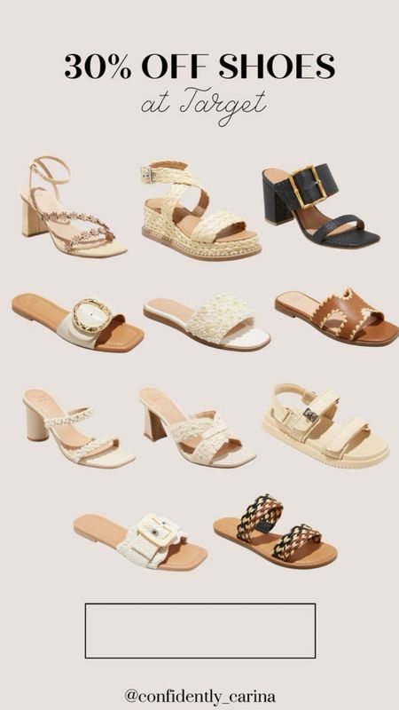30% off shoes at Target right now! Grab some sandals that are perfect for summer outfits🫶🏻

#LTKShoeCrush #LTKSaleAlert #LTKU