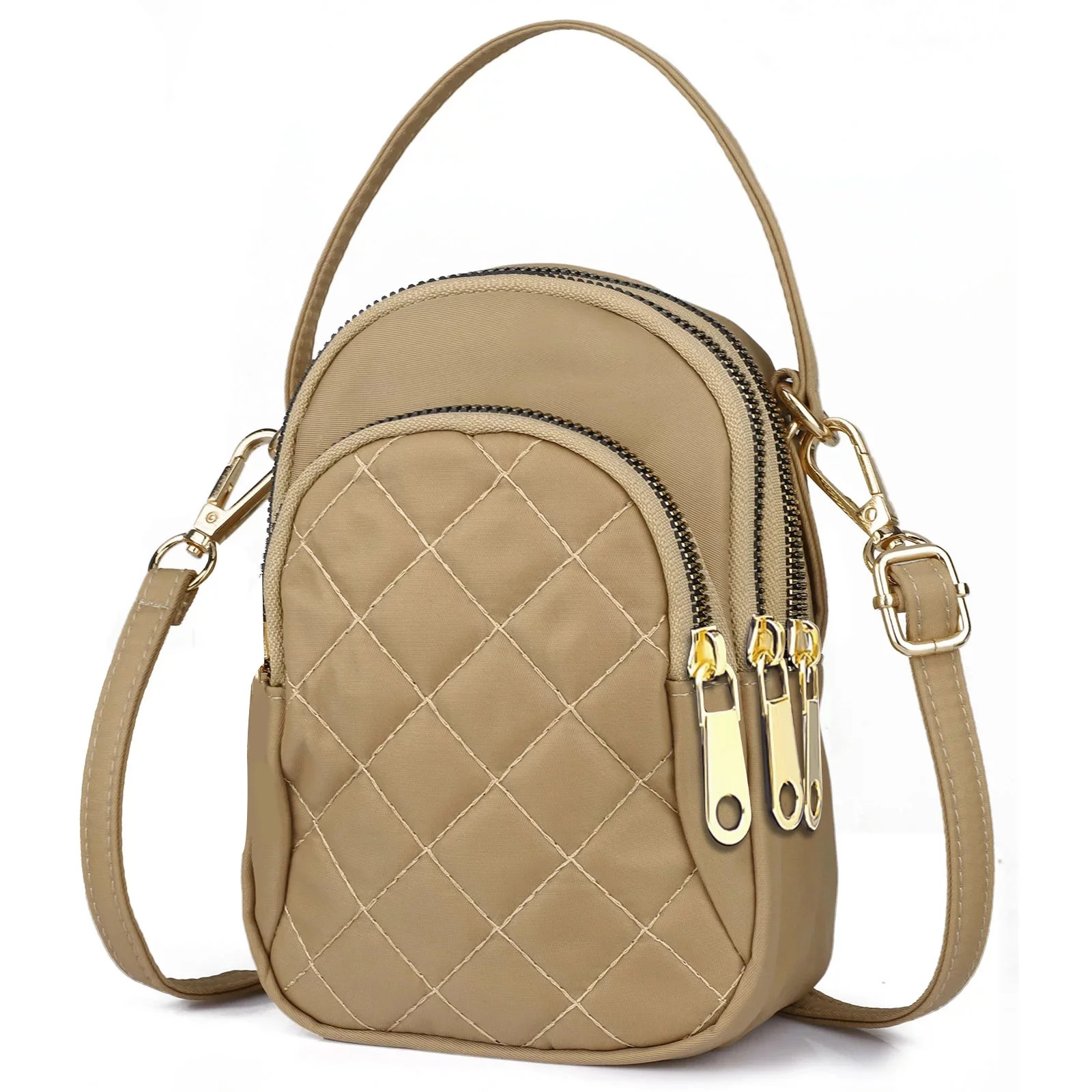 Quilted Cell Phone Purse, TSV Multi-Pockets Crossbody Phone Pouch Bag with Adjustable Strap and H... | Walmart (US)