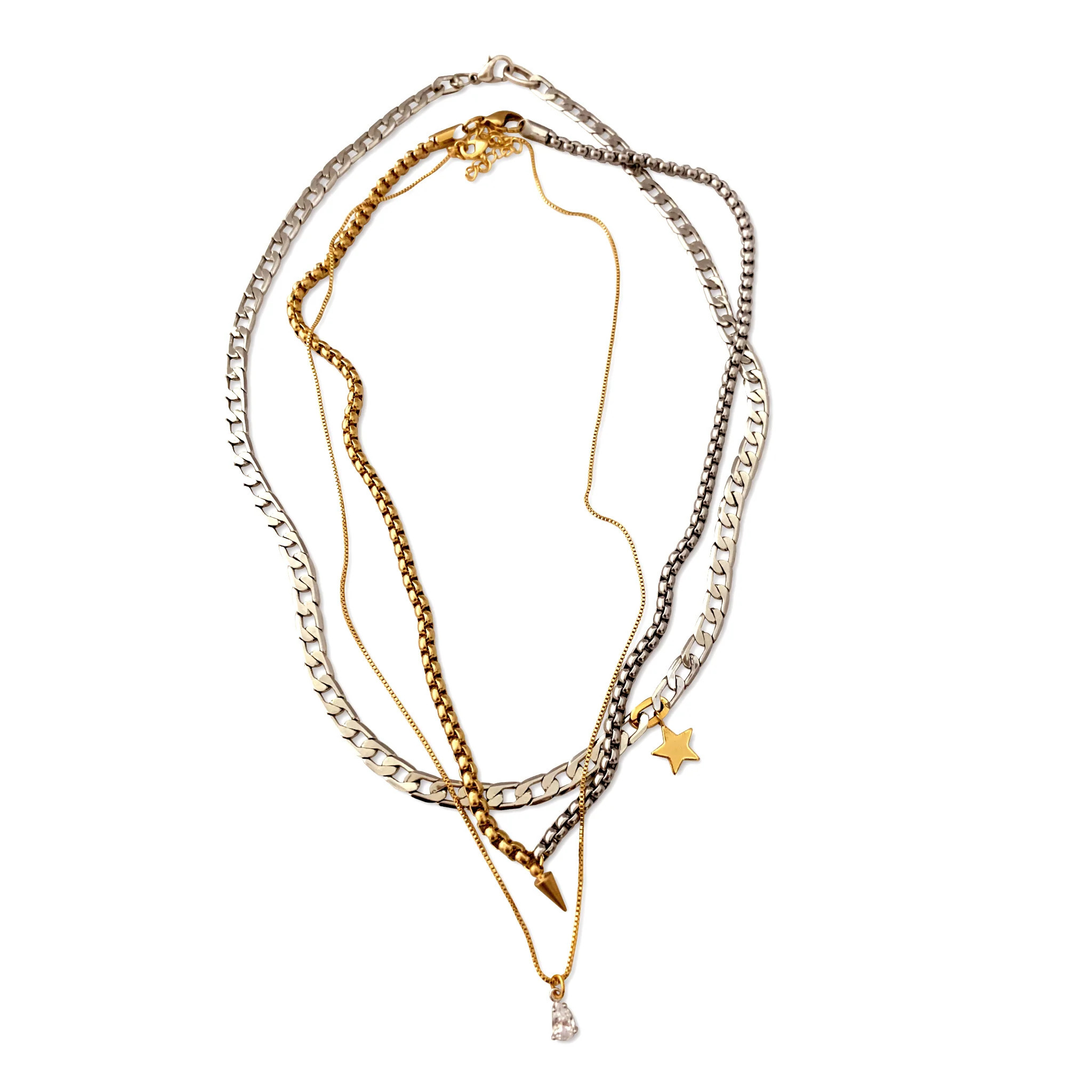 SHINI SPIKE TRIO SET | Artizan Joyeria