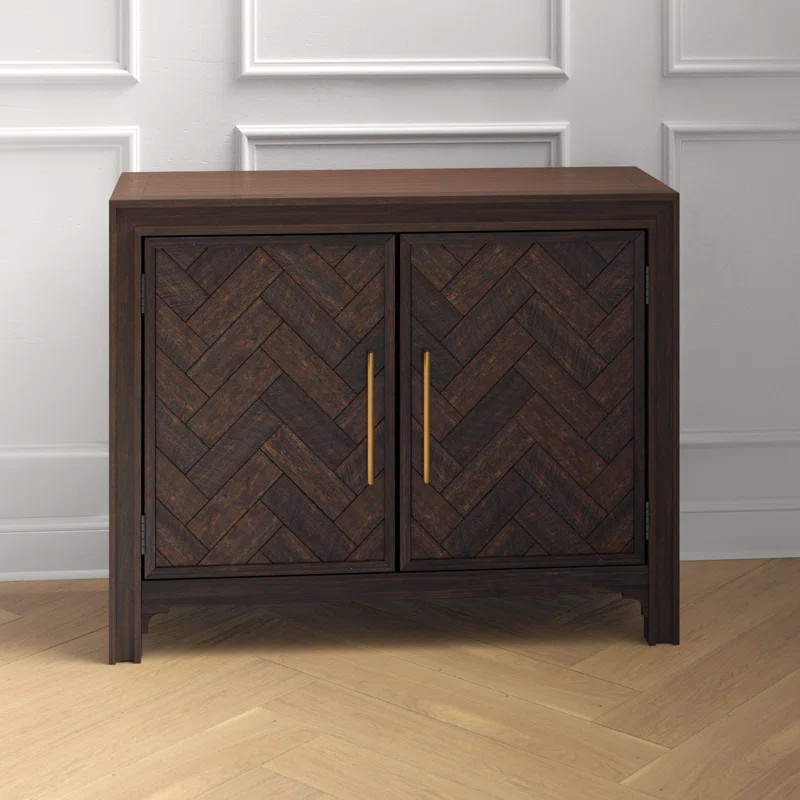 Brennan 32'' Tall 2 - Door Accent Cabinet | Wayfair North America