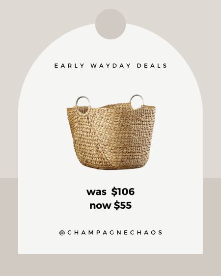 Early Way Day Deals are happening right now! Get this woven basket for half the regular price!

Wayfair, wayday, wayday deals, home decor, sale

#LTKhome #LTKFind #LTKsalealert