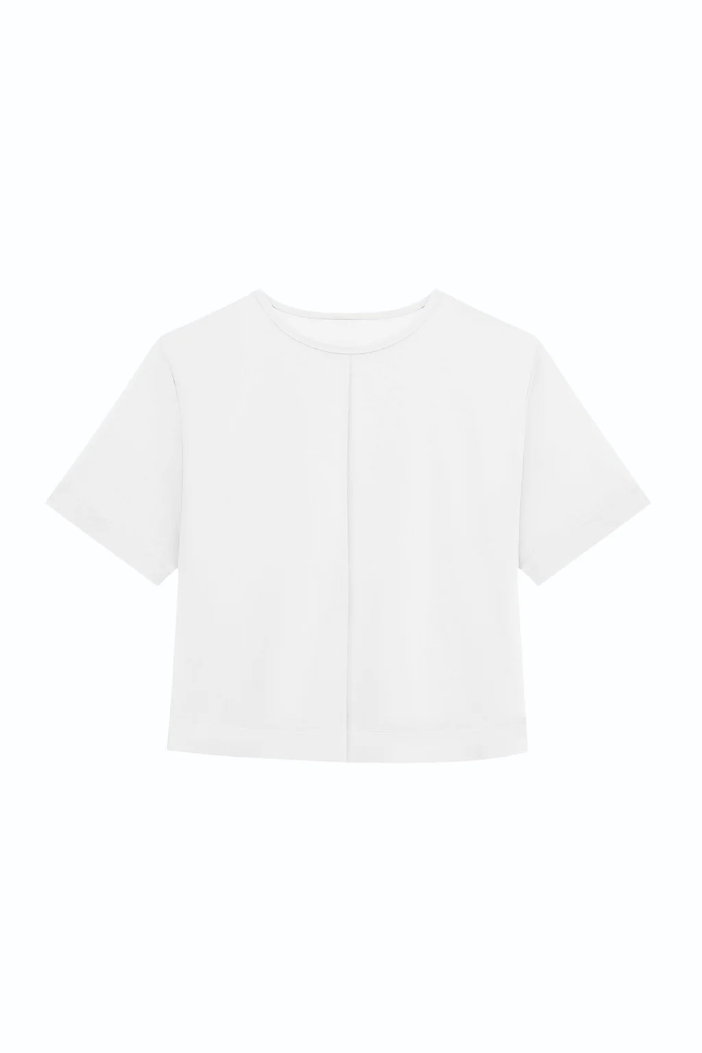 Naya Suede T-Shirt - White | The Noli Shop