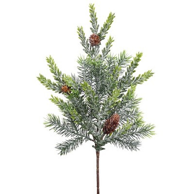Vickerman 18" Frosted Hemlock-Angel Pine Artificial Christmas Spray | Target
