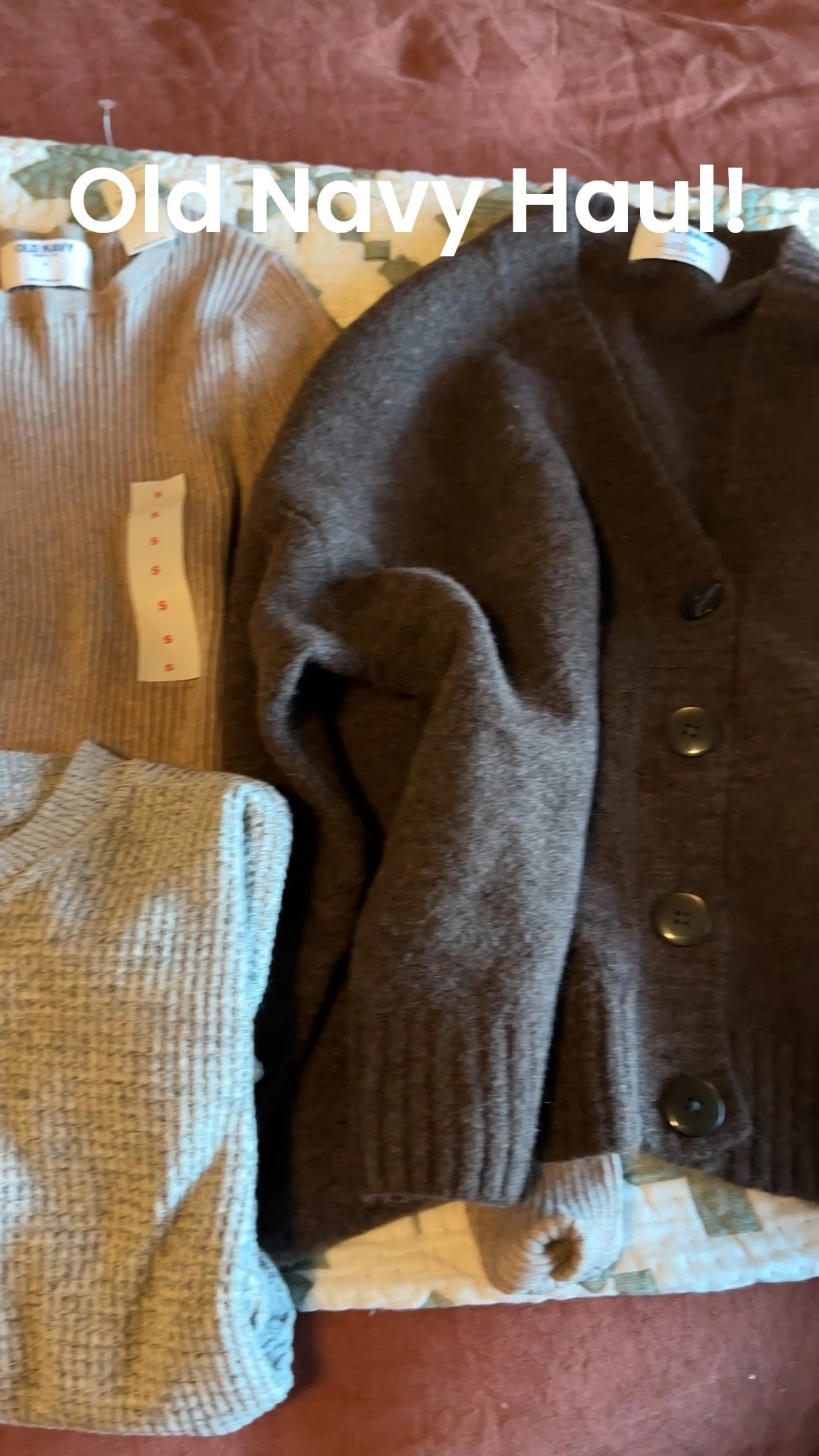 Old navy 30-40% sale! I snagged some neutral closet staples!

Wool-Blend Slouchy Cardigan Sweater
Snug Long-Sleeve Crew-Neck T-Shirt
SoSoft Lite Rib Crew-Neck Sweater
Oversized Cozy Waffle Henley Top


#LTKWorkwear #LTKPetite #LTKStyleTip