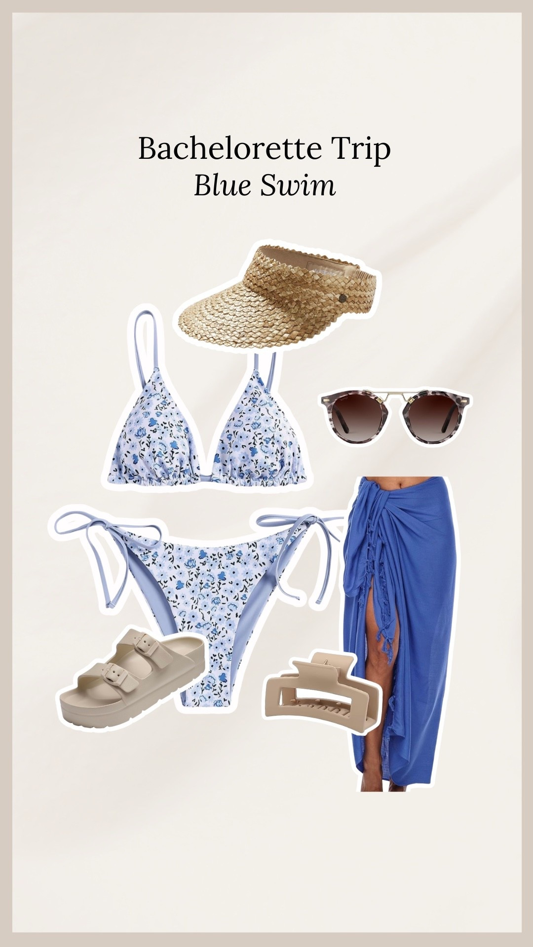 Bachelorette OOTD - Blue swim!

#LTKootd #LTKTravel #LTKgrwm