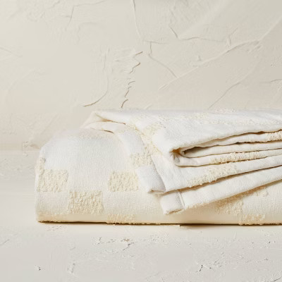 Chenille Bed Blanket Natural - Opalhouse™ designed with Jungalow™ | Target