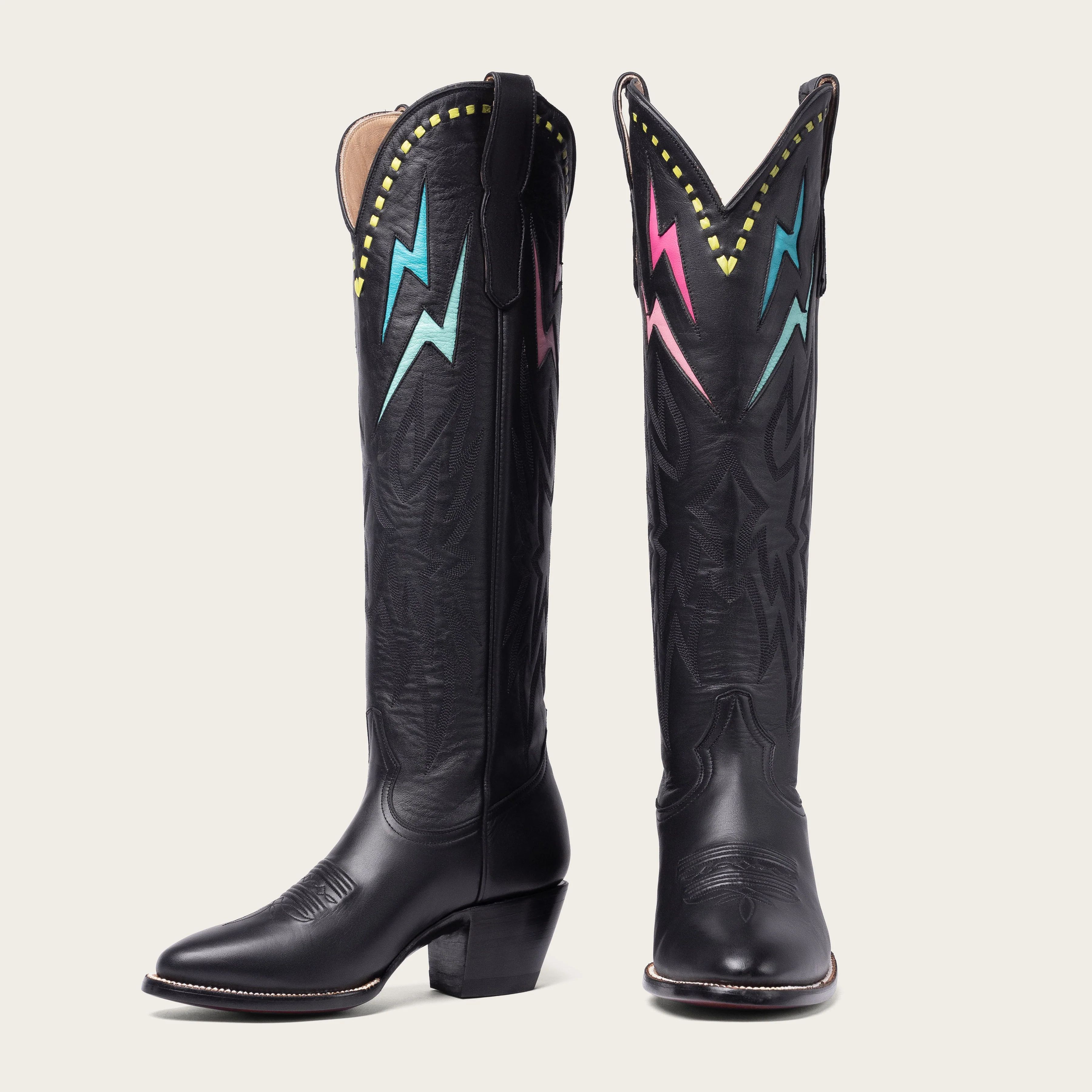 Black Rainbow Lightning Boot Limited Edition | CITY Boots