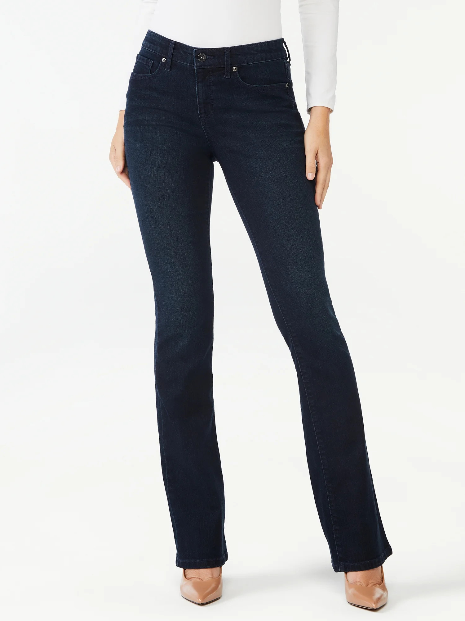 Sofia Jeans Women's Marisol Bootcut Mid Rise Jeans | Walmart (US)