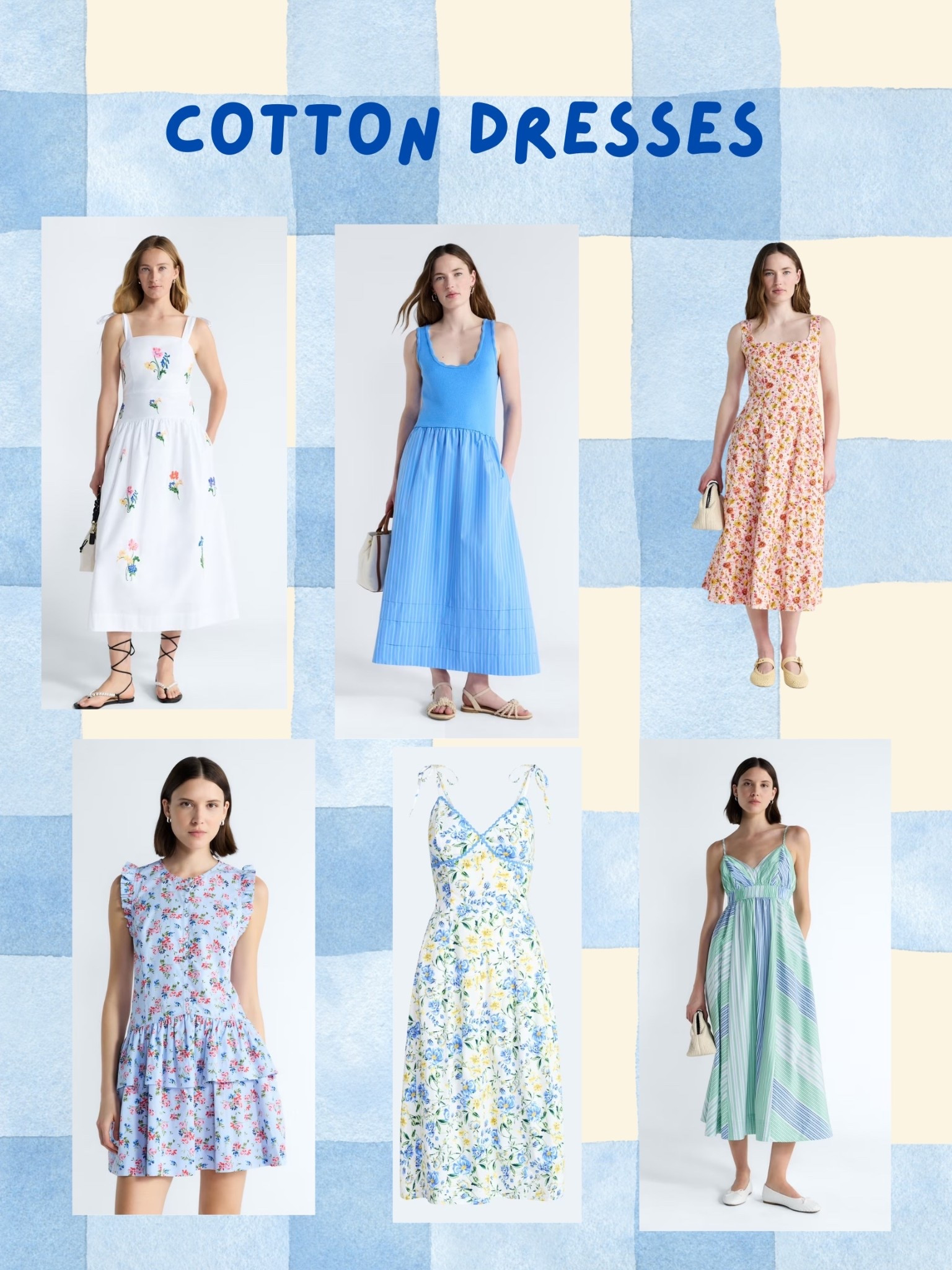 Cotton dresses 

#LTKMothersDay #LTKmomlife #LTKPetite