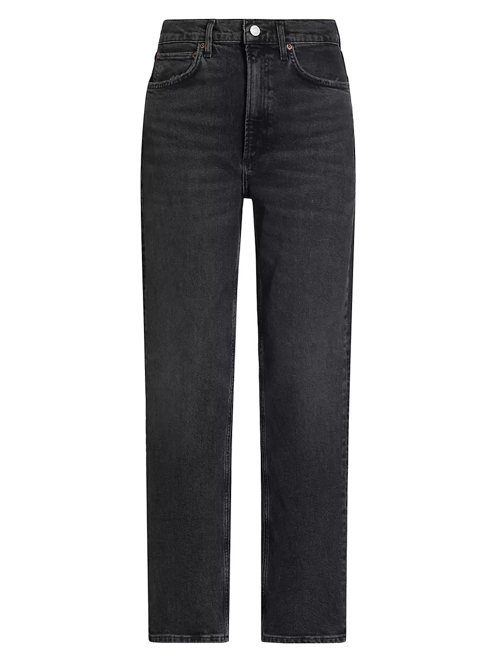Agolde High-Rise Stovepipe Slim Jeans | Saks Fifth Avenue