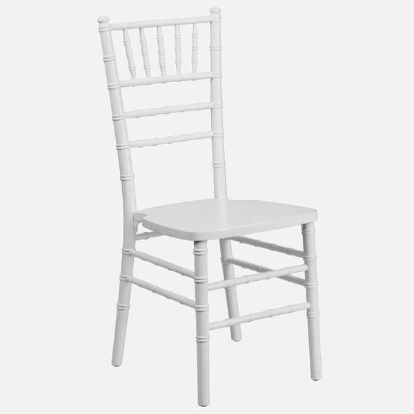 Paradise Wood Chiavari Ball Room White Chairs | Bed Bath & Beyond