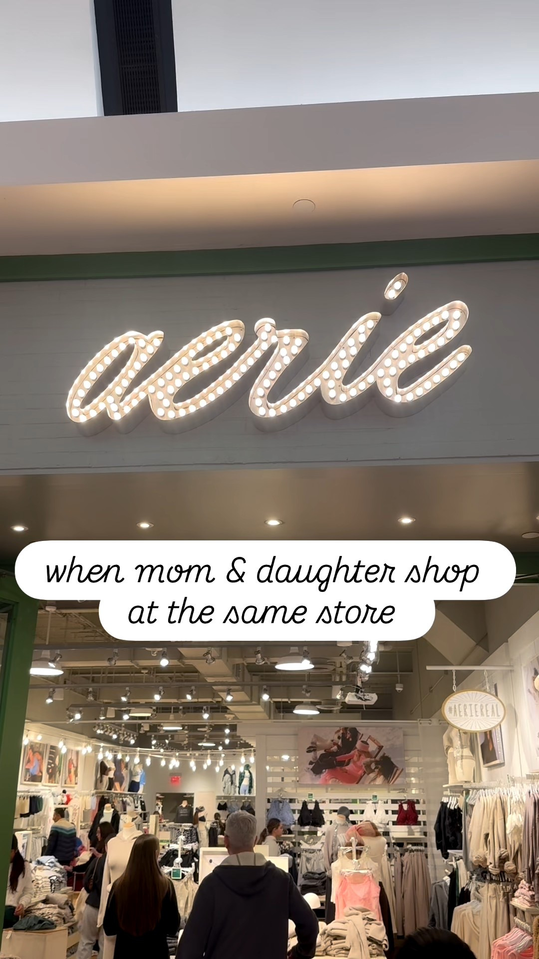 Aerie try on 
Mom and daughter 
Alana is in xs and I did small in sweaters but extra small in that set 

#LTKmomlife #LTKHoliday #LTKOver40