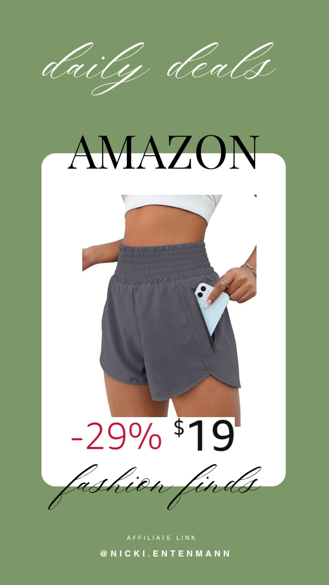 High Waisted Running Short Pocket combines comfort, style, and function. Breathable fabric, flattering fit, and handy storage make workouts and casual days feel effortless and confident 🩳🏃‍♀️✨

#runningshorts #highwaistedshorts #activewear #sportswear #fitnessfashion #workoutclothes #traininggear #athleisure #womensactivewear #gymstyle 

 #LTKfitnessgoals #LTKActive #LTKSaleAlert