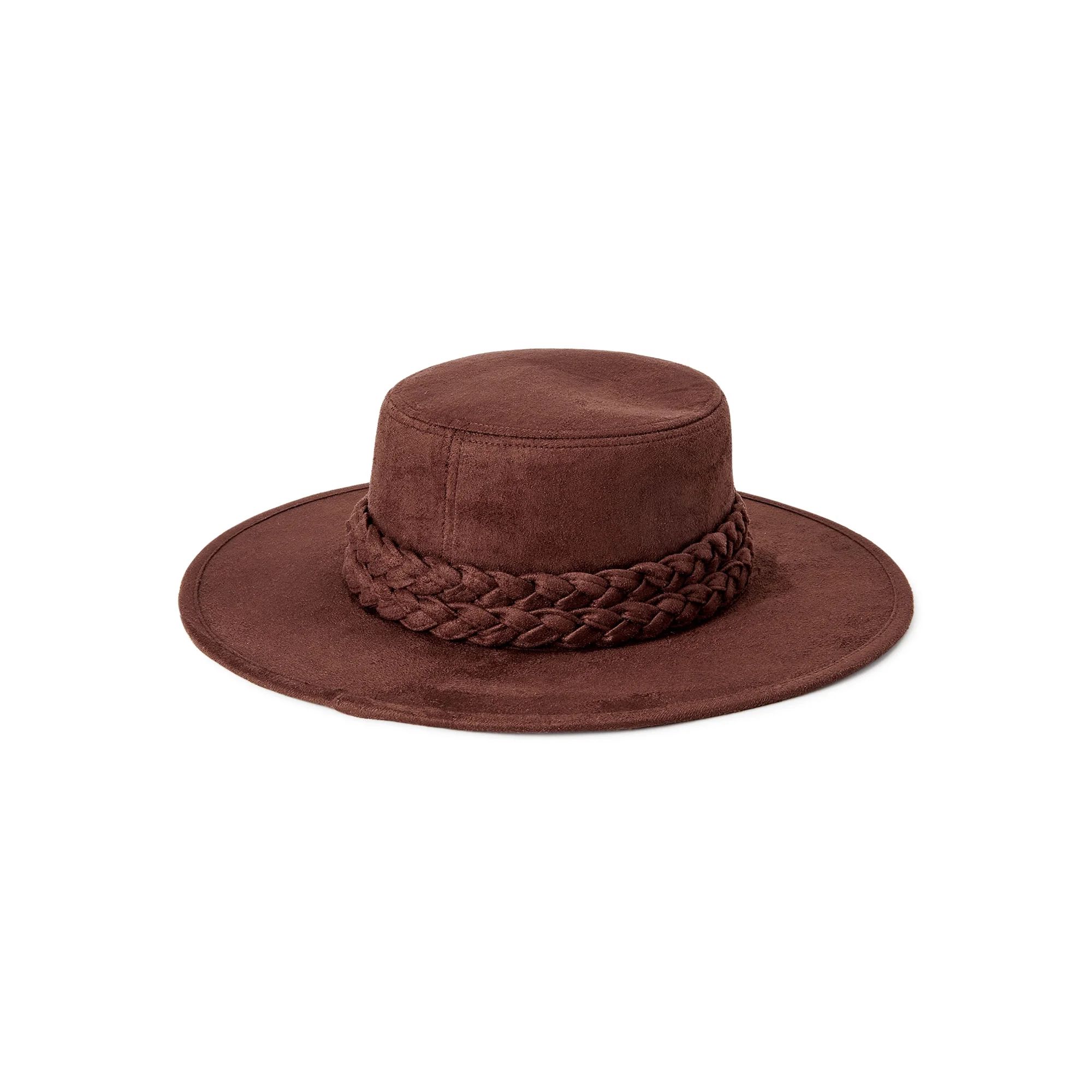 Time and Tru Boater Hat with Braid | Walmart (US)