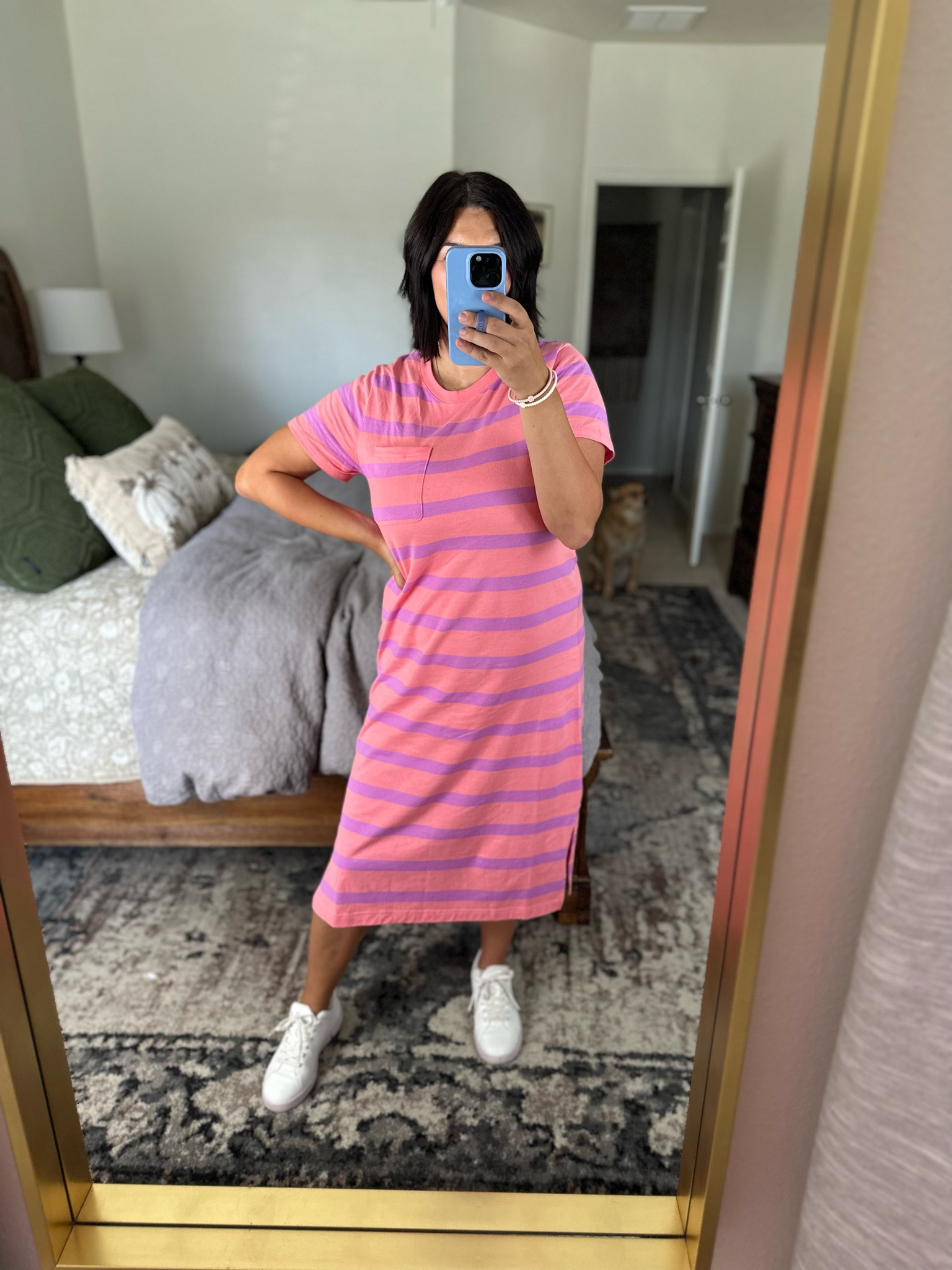 Walmart dress - medium
White sneakers - tts

Duvet and sheets shared too! 

#LTKworkwear #LTKhome #LTKunder50