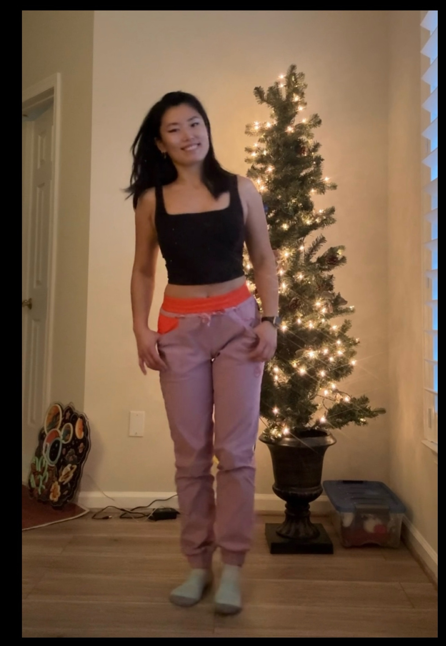 Fitness style, gym outfit, climbing girl, bouldering chic, fit check, climbing pants, workout top, holidays, Christmas 



#LTKSeasonal #LTKActive #LTKfitness