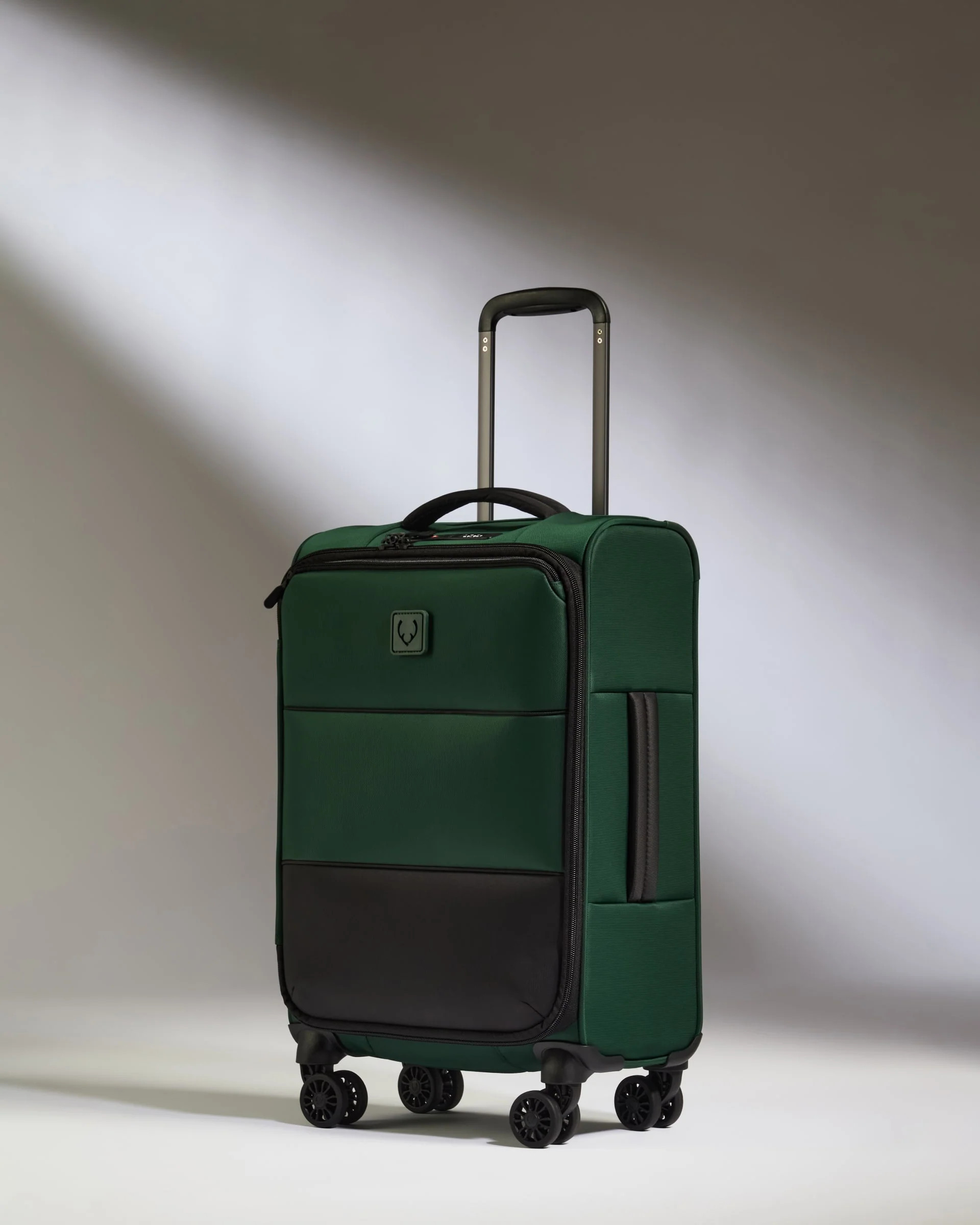 Lightest Expandable Carry-on Luggage in Antler Green - Soft Stripe 2.0 | Antler USA