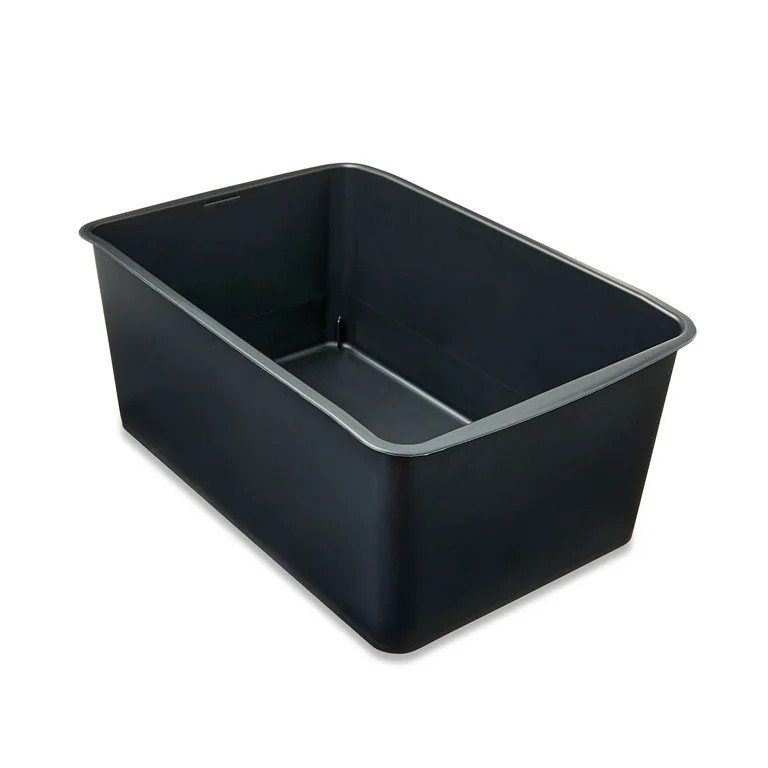 Pen+Gear Plastic Cubby Bin, Small Desktop Organizer, Black, 1-Pack | Walmart (US)