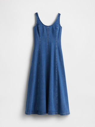 Denim Scoop Neck Maxi Dress | Gap | Gap (US)